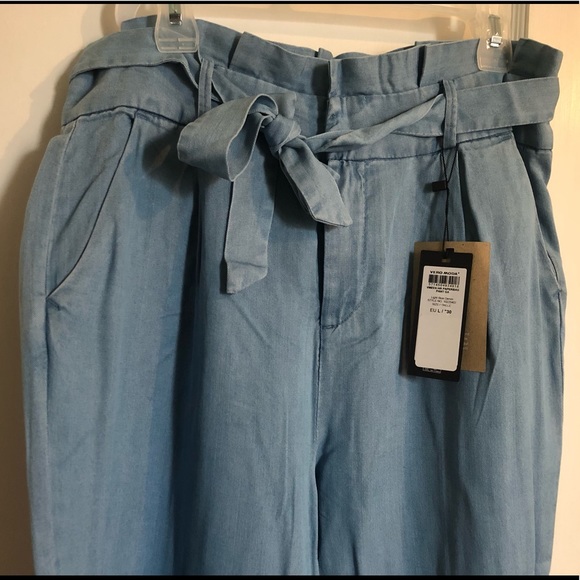 Vero Moda Paperbag Denim Pants - Picture 5 of 15